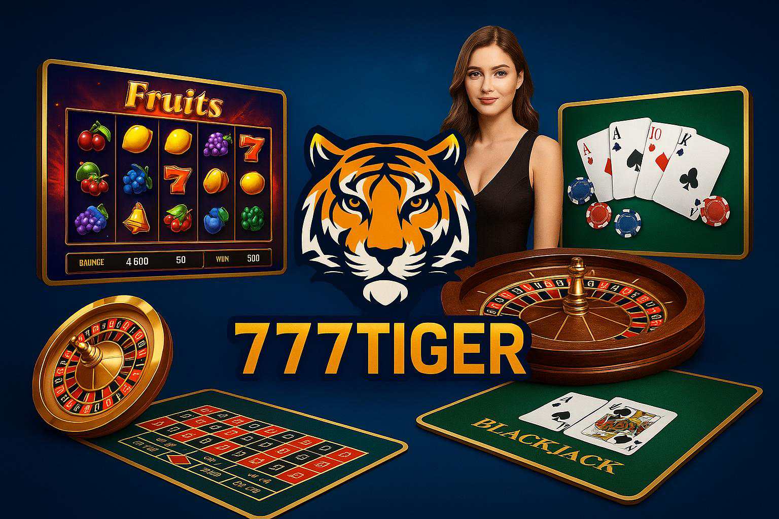 Jogos de cassino online inovadores e emocionantes na 777TIGER